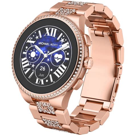 michael kors kette rose gold|rose gold Michael Kors smartwatch.